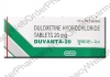 Duvanta (Duloxetine Hydrochloride) - 20mg (10 Tablets)